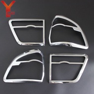 Tail Light Cover For Toyota Fortuner 2012 2013 2014 ABS Rear Lamp Cover Trim Car Accessories