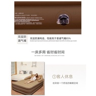 Three-Layer Backrest Inflatable Mattress Automatic Inflatable Double Foldable and Portable Floatation Bed Household Thickened Single Bed Air Cushion