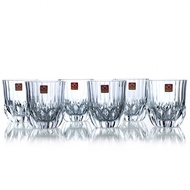 แก้วคริสตัล แก้วเสิร์ฟเครื่องดื่ม แก้วน้ำ ลายAdagio ภายใต้แบรนด์ R.C.R. Made in Italy รุ่น J/AD35CL/