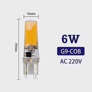 1-10pcs G4 LED G9 COB Lamp 3W 6W Bulb E14 AC DC 12V 220V Candle Lights Cold /Warm White Replace Halo