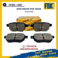 DISC BRAKE PAD (REAR) - TOYOTA VIOS NCP93 NCP150 FBK FD2254MS (1 SET)
