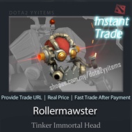 DOTA2 Tinker Rollermawster “Immortal Head” 刀塔2 修补匠 TK 不朽头 辊珠钢颚 现货秒发