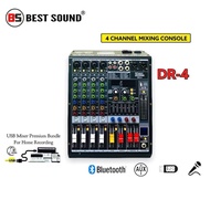 BS BEST SOUND DR-4 Mixer Console (4 Channel Mixing Console )