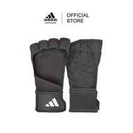Adidas ถุงมือ Open Back Training - (สีดำ) 1 คู่ (Open Back Training Gloves - Black)
