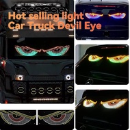 Universal LED Dynamic Devil Eyes Light Truck  Decorative Lamp USB  Flexible Windshield Display For C