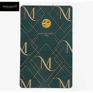 Merchant9 Exclusive Collections Dark Grey 0.25g Gold Bar 9999