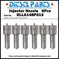 6Pcs Diesel Fuel Injector Nozzle Tips 0433171369 DLLA148P513 for Renault Kerax Maxter Premium 340 9.