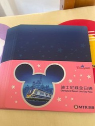 全新   港鐵 迪士尼綫全日通 套 5個(不包車票)