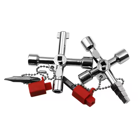 Multi Functional Elevator Key Wrench Elevator Water Meter Valve Multi Purpose Triangular Wrench Port