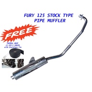 ▲❈Kawasaki Fury 125 Stock Pipe Type Muffler for Fury 125 Exhaust pipe