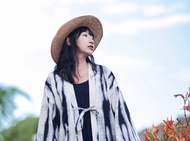 日式和風 黑白條扎染文藝禪意道袍 和服式系帶開衫羽織外套