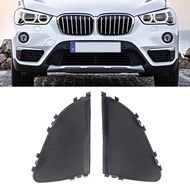 2PCS For BMW X1 F48 2016 2017 2018 Front Bumper Lower Grille Cover Lid Cap Shell