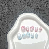 Cute Cute Creamy Sweet Handmade Nails Removable Handmade Nails Cute Manicure