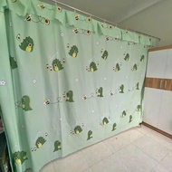 (Free string) Sunshade room divider curtains 1mx1m3, 1m5x2m2, 1m8x2m2, 2m2x2m2, 3mx2m2, 4mx2, green 