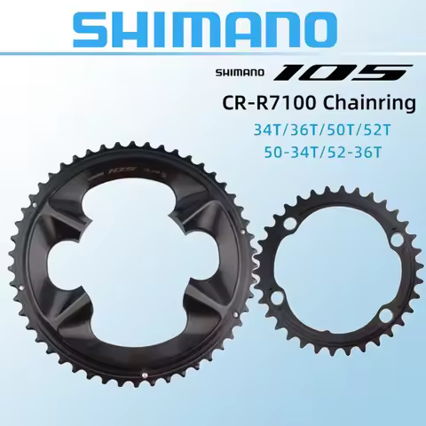 SHIMANO 105 Di2 R7100 Chainring 12 Speed CR-R7100 Crown For Road Bike 34T/36T/50T/52T 12S Original S