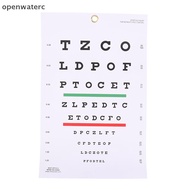 [openwaterc] Premium Snellen Eye Chart Wall Chart Plastic Waterproof Snellen Charts For Eye Test Exa