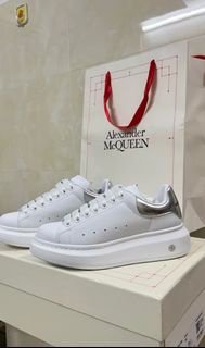 Alexander Mcqueen shoes sneakers mcqueen shoes 男女同款  厚底鞋 銀尾