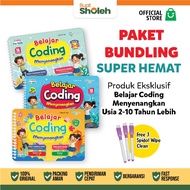 Best Bundling Coding Book 2th+, 5th+ & 10th WIPE CLEAN || Economical package of children's coding bo