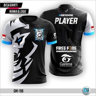 Baju Jersey Gaming Squad Esports  Free Fire Custom Full Print Digital Sublime