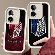Case for OPPO A5X A79 A5 A3X A3 Pro 5G Soft White E36 Attack on Titan