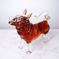 [ SERIES 1 ] Glass Dog Wine Bottle 750ml – Set of 12 High Quality Zodiac Animals, CG-11