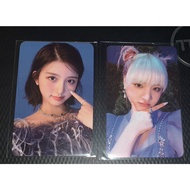 Genuine Photocard of two members Liz and Gaeul group IVE - POB