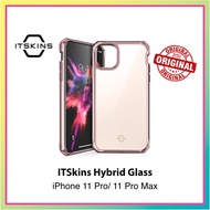 ITSkins Hybrid Glass for iPhone 11 Pro / 11 Pro Max - Rose Gold / Black * Protection Case * Shockpro