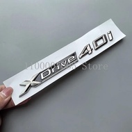 New Gun Grey ABS Car Emblem Sticker Xdrive 20i 25i 30i 35i 40i 45i 50i for X3 X4 X7 Car Trunk Side D