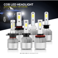 2pcs LED H1 H3 H7 H4 H13 H11 9004 880 9007 Auto S2 Car Headlight Bulbs 72W 8000LM 6500K for 9V to 36