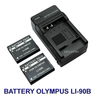 LI-90B \ LI90B LI-92B \ LI92B แบตเตอรี่ \ แท่นชาร์จ \ แบตเตอรี่พร้อมแท่นชาร์จสำหรับกล้องโอลิมปัส Bat