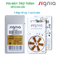 Pin trợ thính Pin máy trợ thính Signia size 312 PR41 Chính hãng Đức