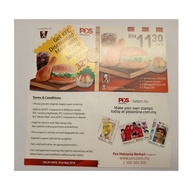 Stamp MNH Booklet Setem Pos Baru - 2018 Malaysia Garden Flowers Definitive Stamp 8v with KFC Discoun