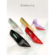 Maude GUESIS | Women's High Heels | Stilleto 9cm Heels with Glossy Croco Pattern | Kimberly Kimberly