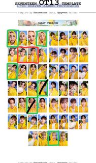 換seventeen小卡