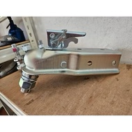 TRAILER COUPLER 1-7/8" BALL SIZE TONGUE 2" &  BALL SIZE 1-7/8" X 3/4" SHAFT WITH A SAFETY LOCK