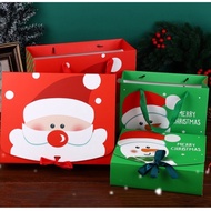 Glowfairy | Christmas Gift Box (CLAMSHELL) Merry Christmas Paper Packaging Box Santa Claus Gift Box