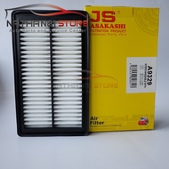 [JS Asakashi] Hyundai engine air filter: Accent (2018-2024), I20 Active (2015 - 2020). Seltos 1.8(19