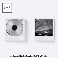 🇯🇵日本代購 km5 CP1 Instant Disk Audio CD播放器 km5 CD player usb充電 藍牙連接 km5 Bluetooth CD player Instant Disk Audio-CP1 White 生日禮物 聖誕禮物 情人節禮物 週年禮物 聖誕禮物 birthday gift Christmas present Valentine's day present