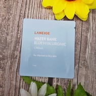 ราคาต่อ 1ซอง Laneige LA Water Bank Blue Hyaluronic Cream oily skin &amp; dry skin &amp; serum