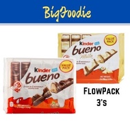 [BFD] Kinder Bueno (Choco/White) Bars (T2x3) FlowPack 117gm