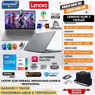 Promo Laptop Lenovo slim 3 14ITL05 Core i5 1135g7 Ram 20gb 1TB Ssd FHD