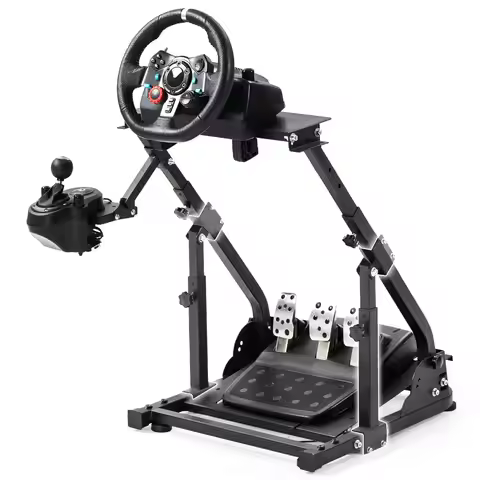 Strengthened Stability Racing Wheel Stand for Logitech, Thrustmaster, PC & Fanatec, Custom