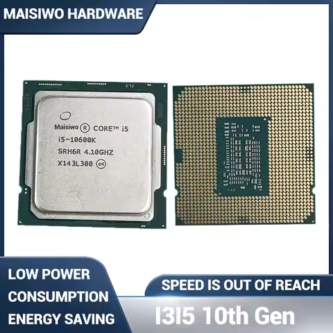 10th Gen Processor i3 10100F 10100T 10300T 10105F 10105T i5 10400T 10400F 10500T 10600T 10600K 10600