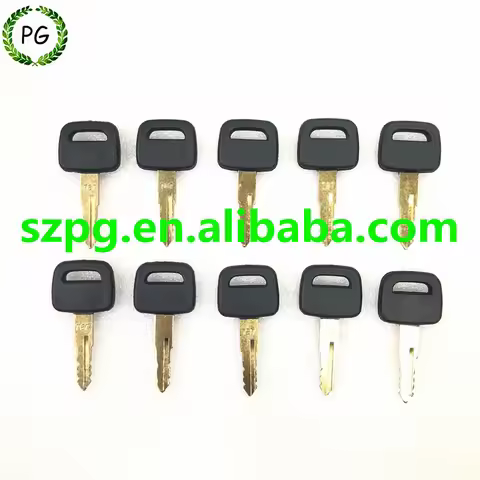 10pcs 787 Excavator Key with Plastic Head for Komatsu Excavator