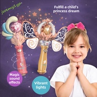 JEREMY Magic Wand Toy, Changing Device With Music Fairy Wand, Cartoon Light Stick Shine Glow With Li