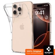 SPIGEN Case for iPhone 16 Series [Liquid Crystal] Clear Flexible TPU and Durable Shock Absorption / 