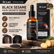 Dr.Lan Hair Growth Serum Black Sesame Hair Growth Hair Grower Fast Essence Oil for Men or Women 30ml