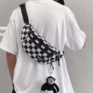 Trendy brand crossbody Bag men's chest Bag Trendy Trendy Casual Small Shoulder Bag men's Sports Wais