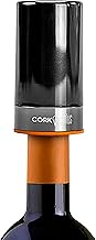 Cork Genius Electric Wine Bottle Stopper with LED Indicator, Automatic Wine Saver Vacuum Pump, Leakproof Silicone Wine Sealer and Preserver for Wine Bottles