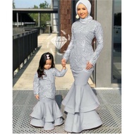 Baju Dress Pesta Couple Cp Hilda Ibu Dan Anak Perempuan Terbaru